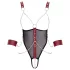 Cottelli Bondage - body aberto com alças e corrente - preto - L