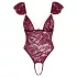 Cottelli - body rendado com pérolas - vermelho - M