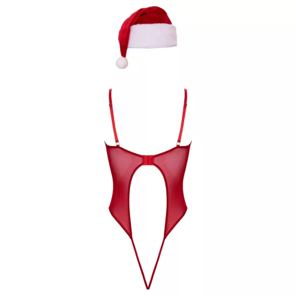 Cottelli - body sensual natalino - conjunto - vermelho