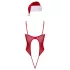 Cottelli - body sensual natalino - conjunto - vermelho