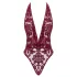 Noir Kink Royal - body transparente - vermelho