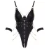 Cottelli - body de bondage com correntes (preto)