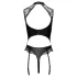 Cottelli - body preto com liga e abertura entrepernas