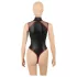 Cottelli - body de rede com fecho (preto)
