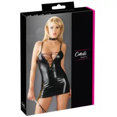 Cottelli - vestido brilhante com cordão (preto) - M
