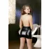 Cottelli - Vestido Sensual com Gola - preto - M