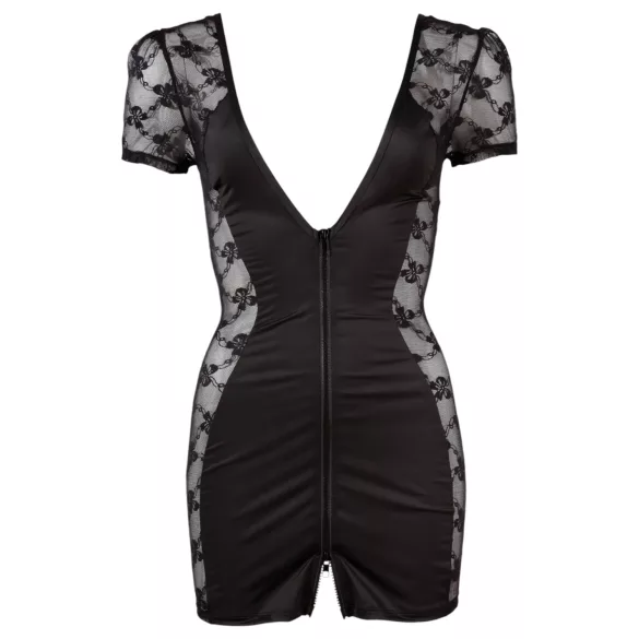 Cottelli - Camisola de renda com laço - preta - M