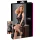 Cottelli Plus Size - vestido brilho com renda - preto