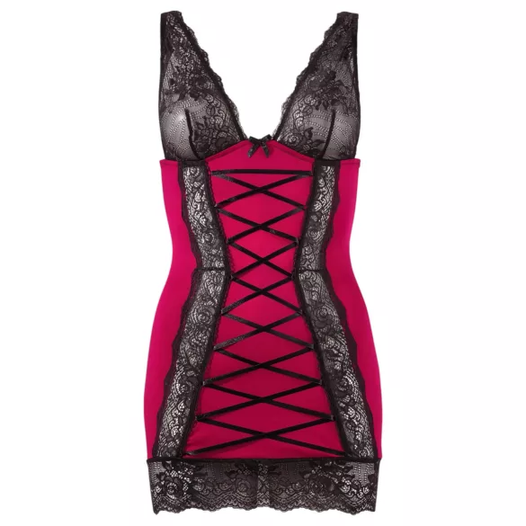 Cottelli - vestido espartilho sexy - vermelho - M