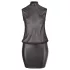 Cottelli Plus Size - vestido chiffon brilhante - preto