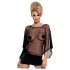 Obsessive Punker - minivestido transparente com fio dental - preto