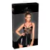 Noir - vestido vinil com rede - preto - XL