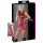 Cottelli Party - minivestido brilhante sem mangas com fecho éclair (vermelho) - M