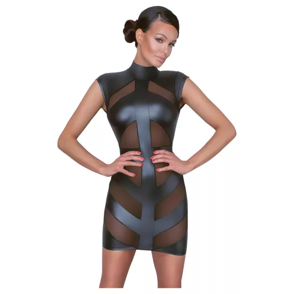Cottelli - vestido justo brilhante - preto - M