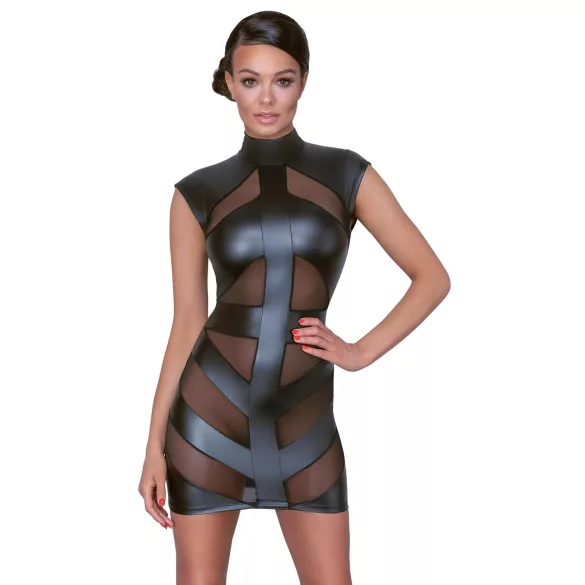 Cottelli - vestido justo brilhante - preto - L