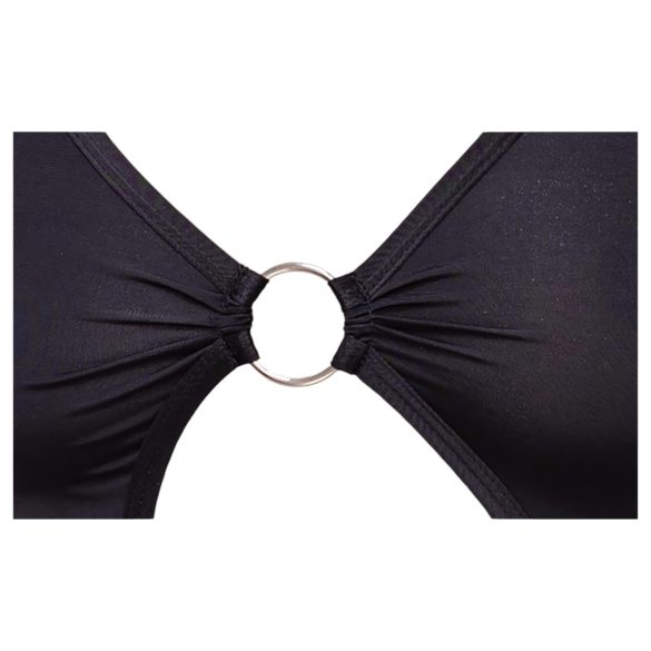 Cottelli Party - vestido assimétrico com argolas - preto - L