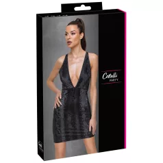 Cottelli Party - vestido estampa serpente (preto)