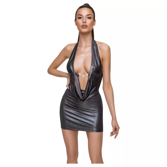 Cottelli Party - vestido halter (prata) - M