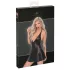 Noir - vestido minissaia com estampa de cobra - preto