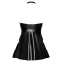 Noir - vestido minissaia com estampa de cobra - preto