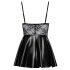 Noir - vestido brilhante com renda (preto) - M