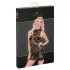 Noir - Vestido mini sem mangas com toque de rosa (preto) - M