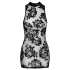 Noir - Vestido mini sem mangas com toque de rosa (preto) - M
