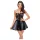 Noir - minivestido sexy com renda e brilho - preto