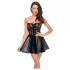 Noir - minivestido sexy com renda e brilho - preto