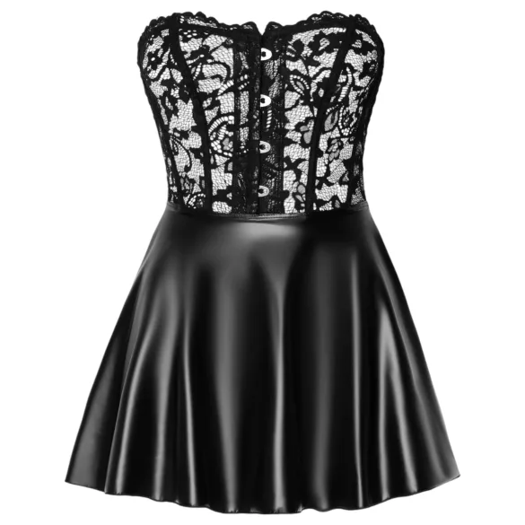 Noir - minivestido sexy com renda e brilho - preto - M