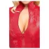 Cottelli - vestido curto sensual - estampa de cobra - vermelho - L