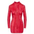 Cottelli - vestido curto sensual - estampa de cobra - vermelho - L