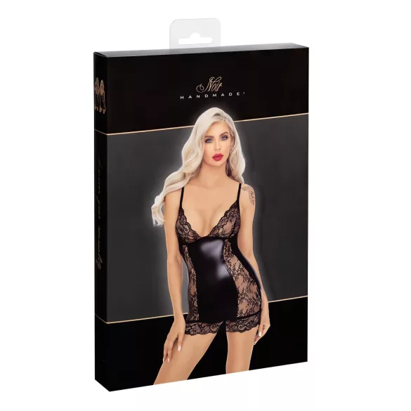 Noir - minivestido com laterais transparentes (preto) - L