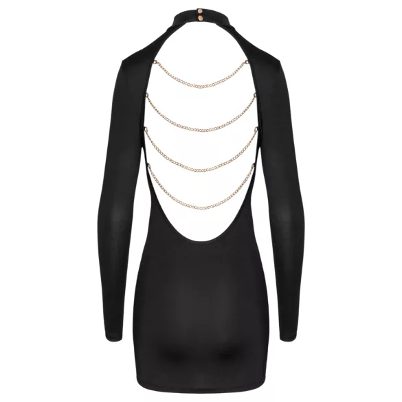 Cottelli - minivestido aberto nas costas - corrente - preto - L