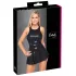 Cottelli - minivestido efeito verniz (preto) - M