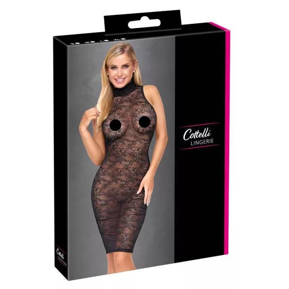 Cottelli - vestido rendado até ao joelho (preto)