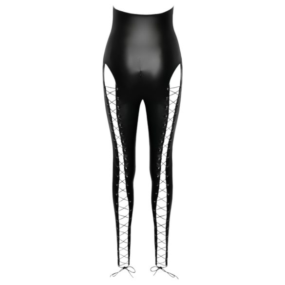 Cottelli Party - Macacão corset preto com alças no pescoço