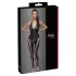 Cottelli Party - Macacão corset preto com alças no pescoço - M