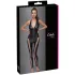 Cottelli Party - Macacão corset preto com alças no pescoço - L