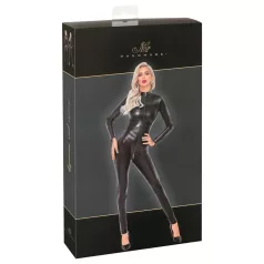 Noir - macacão longo fetiche - estampa cobra - preto - M