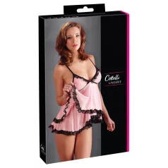   Cottelli - babydoll sensual com babados - lingerie feminina - L