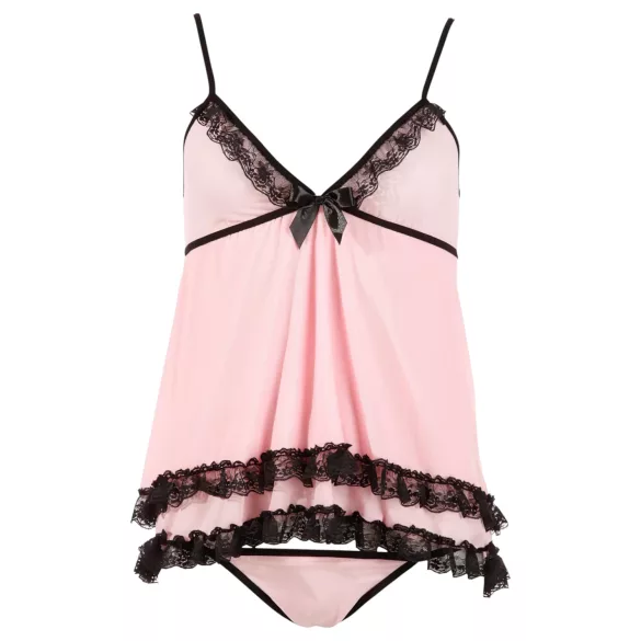 Cottelli - babydoll sensual com babados - lingerie feminina - XL