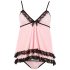 Cottelli - babydoll sensual com babados - lingerie feminina - XXL