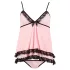 Cottelli - babydoll sensual com babados - lingerie feminina - XXL