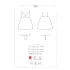 Obsessive Luvae - camisola rendada com strass - tanga inclusa - preto