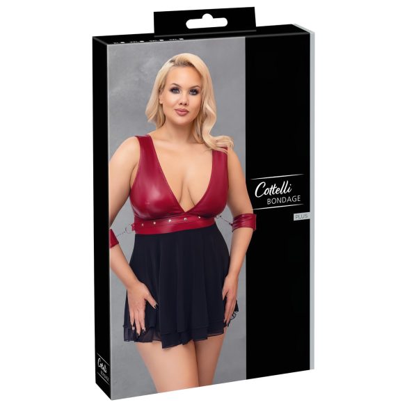 Cottelli Bondage Plus Size - babydoll (vermelho)