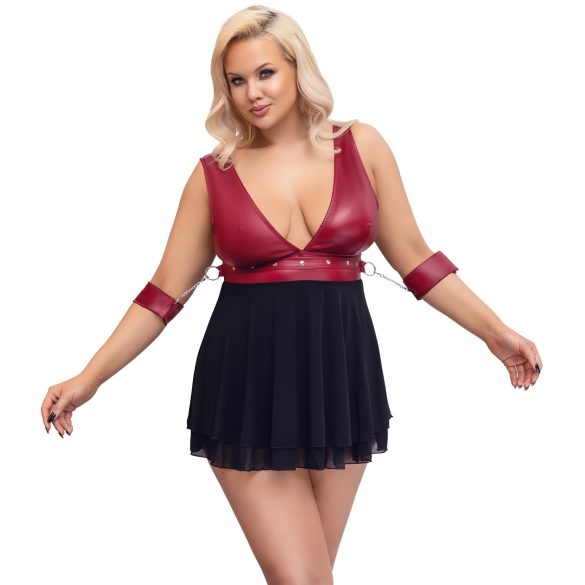 Cottelli Bondage Plus Size - babydoll (vermelho)