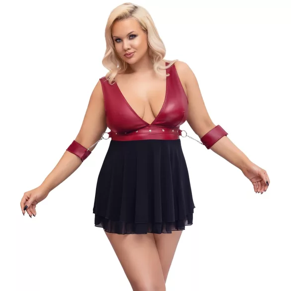 Cottelli Bondage Plus Size - babydoll (vermelho)