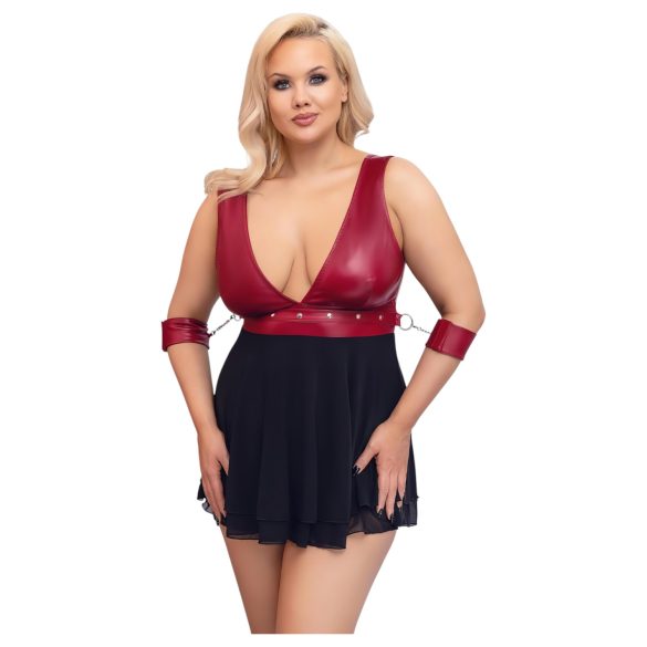 Cottelli Bondage Plus Size - babydoll (vermelho)