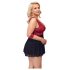 Cottelli Bondage Plus Size - babydoll (vermelho)